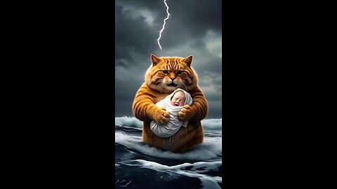 Baby Falls in River… Then a Hero Appears 🐾💥