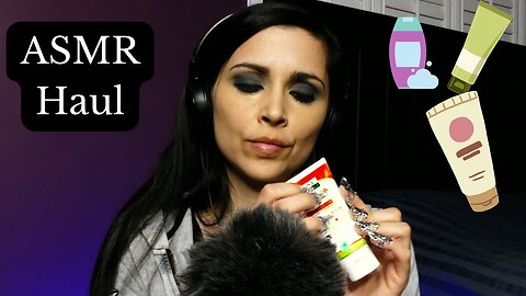 ASMR Bath and Body Haul (whispers, tapping, scratching)