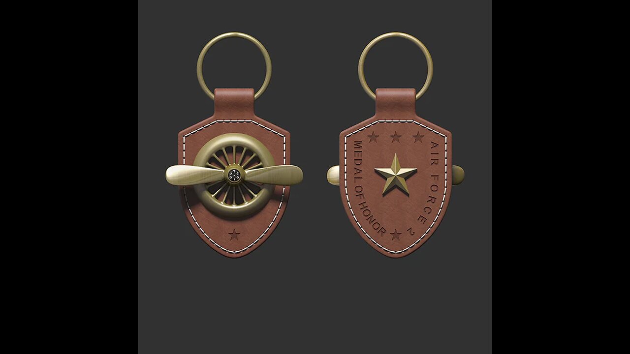 Rotatable Propeller Key Chain For Gift, Decoration, Car Key & Souvenir