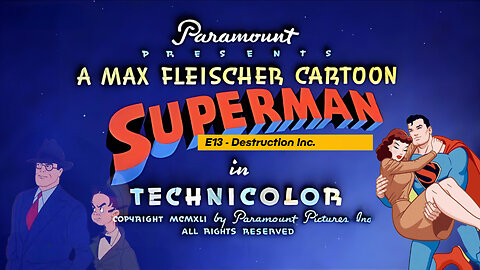 Superman E13 - Destruction Inc. | Classic 1943 Animation