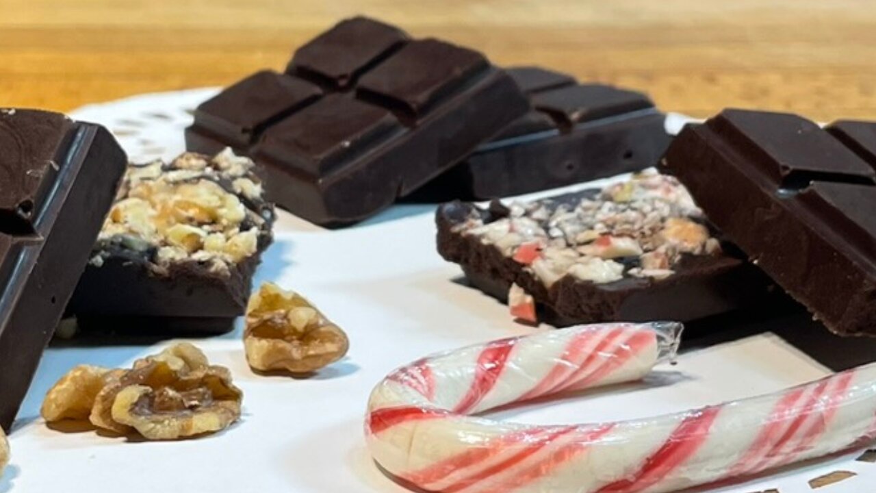 Holiday Honey Chocolate Bars
