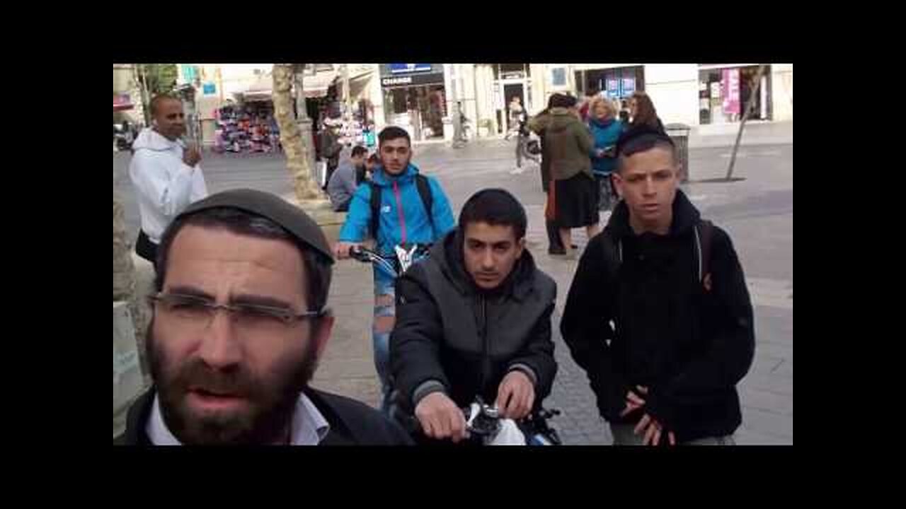 A Christian Preacher in Jerusalem gets a 'reaction'