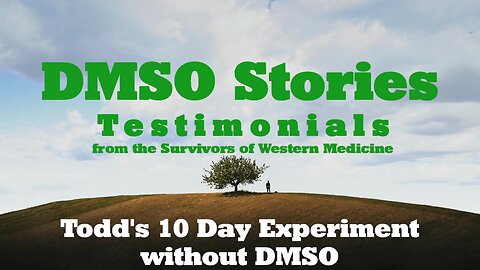 Todd's 10 day DMSO Experiment