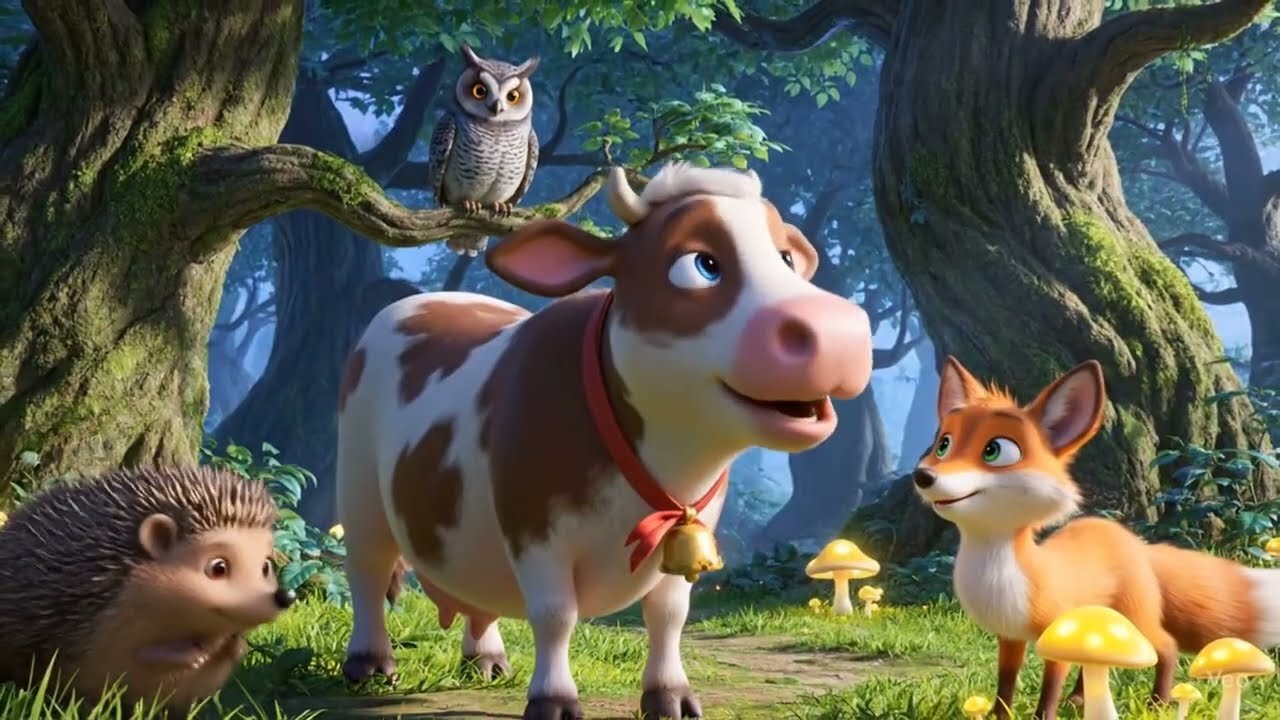 The Brave Cow Who Saved the Baby