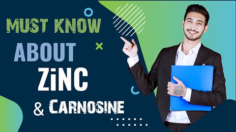 ZiNC and Carnosine for gut HEALTH