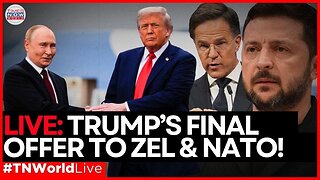 TRUMP ZELENSKY MEETING LIVE | Trump Shatters Zelensky’s NATO & Crimea Dream | World News Live