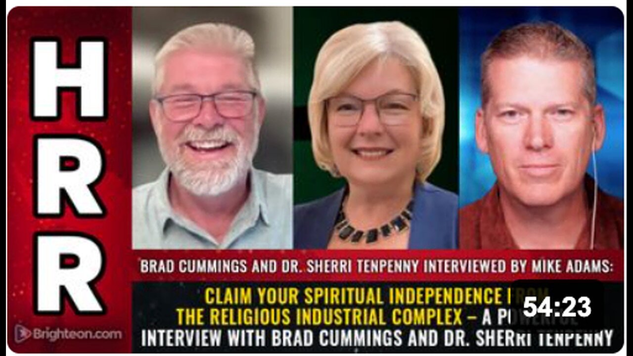 Claim your SPIRITUAL INDEPENDENCE from the religious industrial complex – a powerful interview with Brad Cummings and Dr. Sherri Tenpenny