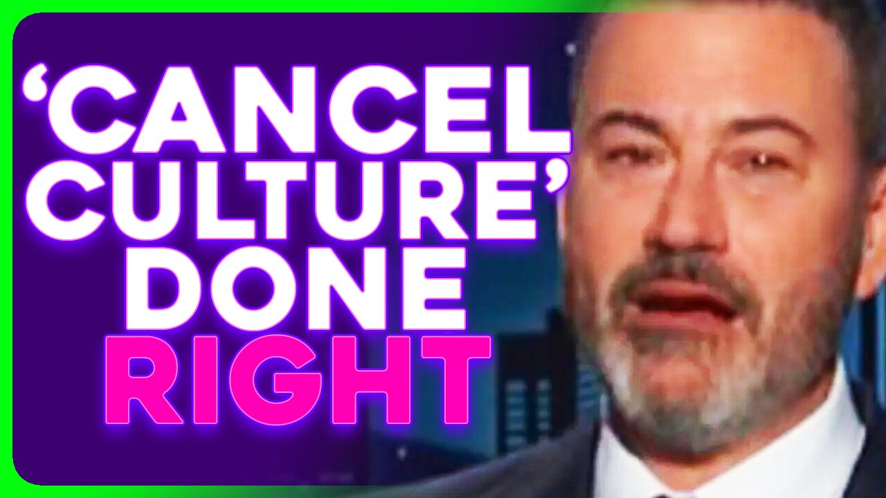 Jimmy Kimmel Live PULLED, Left PANICS Over 'Cancel Culture'