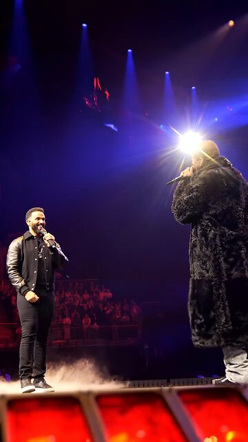 Craig David Iconic Performance Music Concert alongside Usher