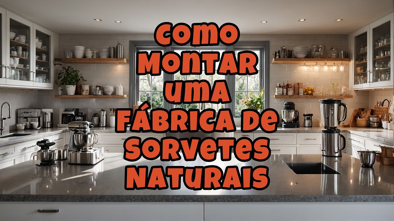 Como Montar uma Fábrica de Sorvetes Naturais.