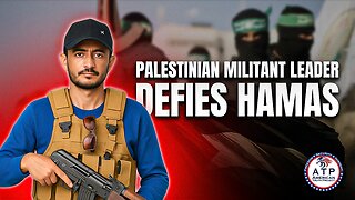 PALESTINIAN MILITANT LEADER DEFIES HAMAS, GUARDS AID FOR CIVILIANS!