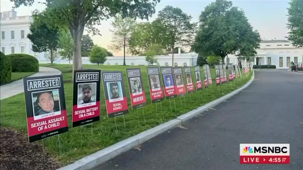 MSNBC is finally reporting on the child rapists, murderers, fentanyl dealers and violent illegal aliens that Biden unleashed to destroy our communities.