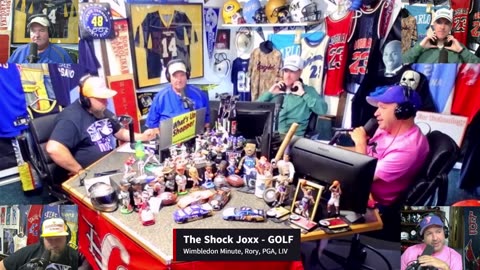 GOLF - Rory Interview Behavior, PGA, LIV, Wimbledon Minute Man - THE SHOCK JOXX 7/5/25