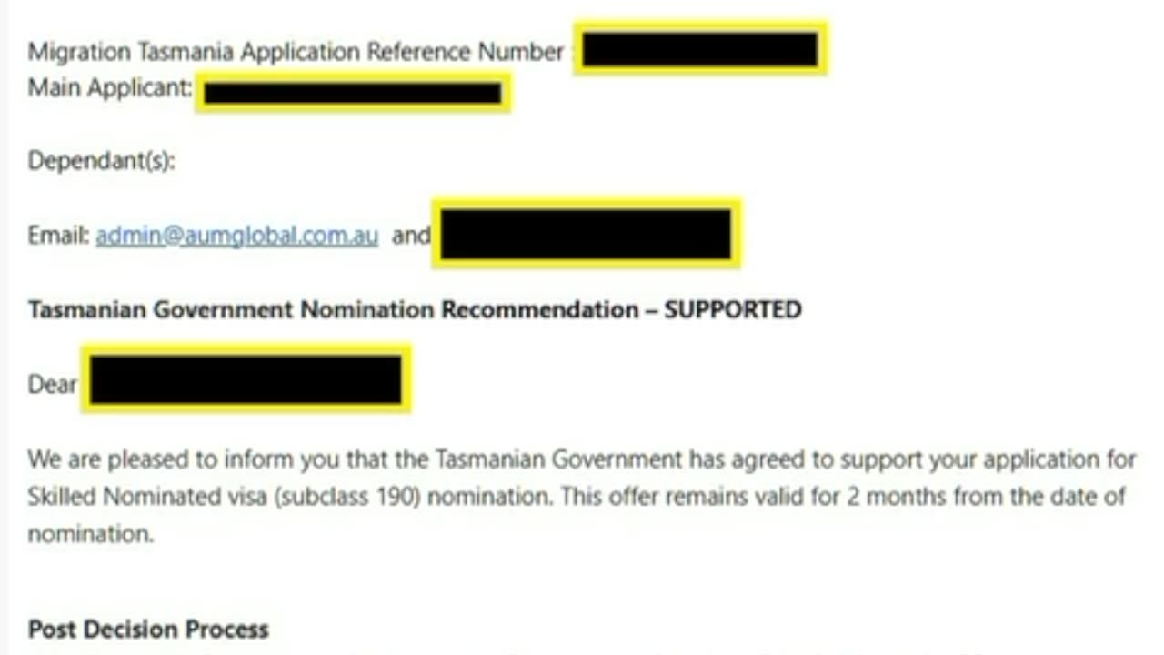 Tasmanian Government Nomination Approved! π¦πΊπ | Skilled Nominated Visa (Subclass 190) Success!