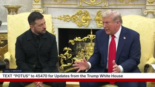 President Trump Participates in a Bilateral Meeting with the President of Ukraine