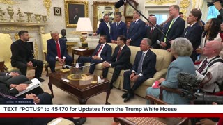 President Trump Participates in a Bilateral Meeting with the President of Ukraine