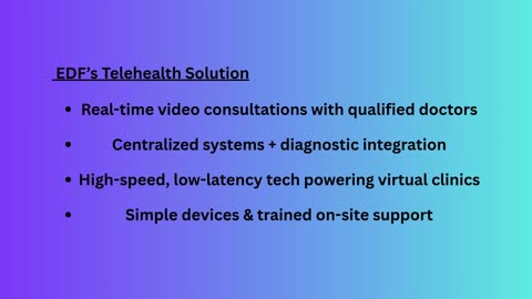 Connecting Care Anywhere: Doctor-Patient Consultations Made Easy with EDF