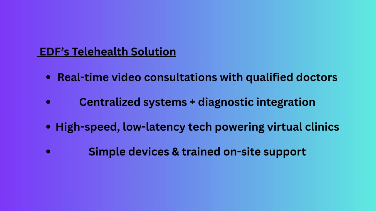 Connecting Care Anywhere: Doctor-Patient Consultations Made Easy with EDF