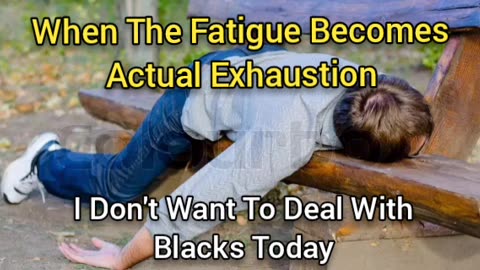 I Don't Want To Deal With Blacks Today
