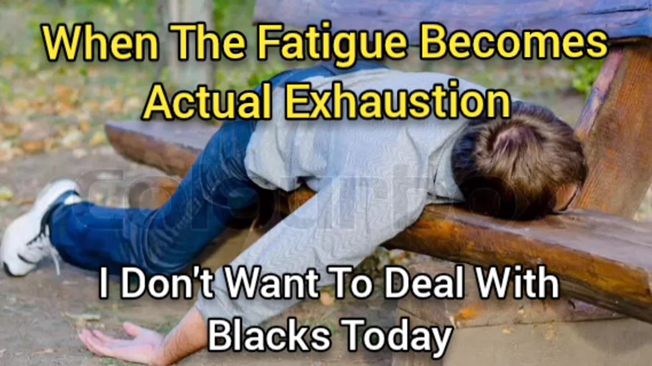 I Don't Want To Deal With Blacks Today