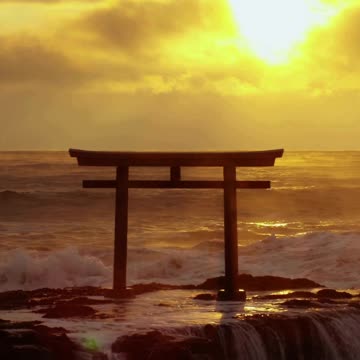 Gateway to the Setting Sun 🌅⛩️ | Sounds of Nature
