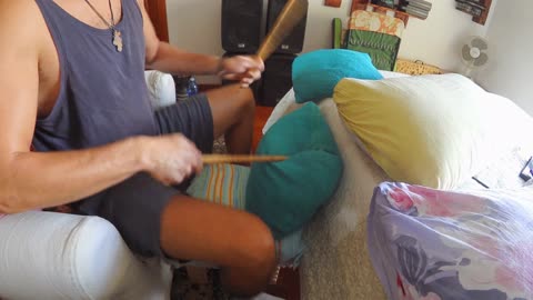Practice with a set of pillows