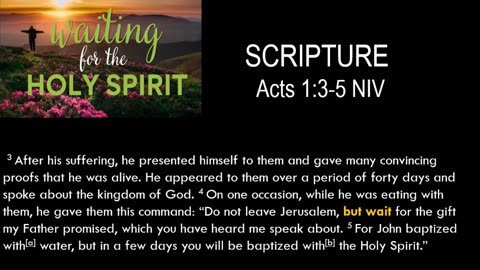 Wait on the Holy Spirit Ep 44