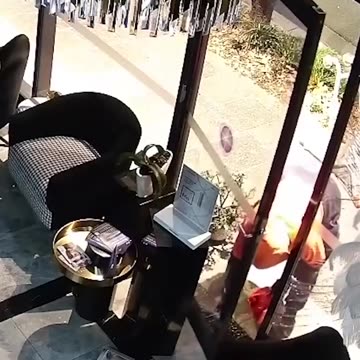 An arsonist set himself and a salon in Burwood, Sydney on fire