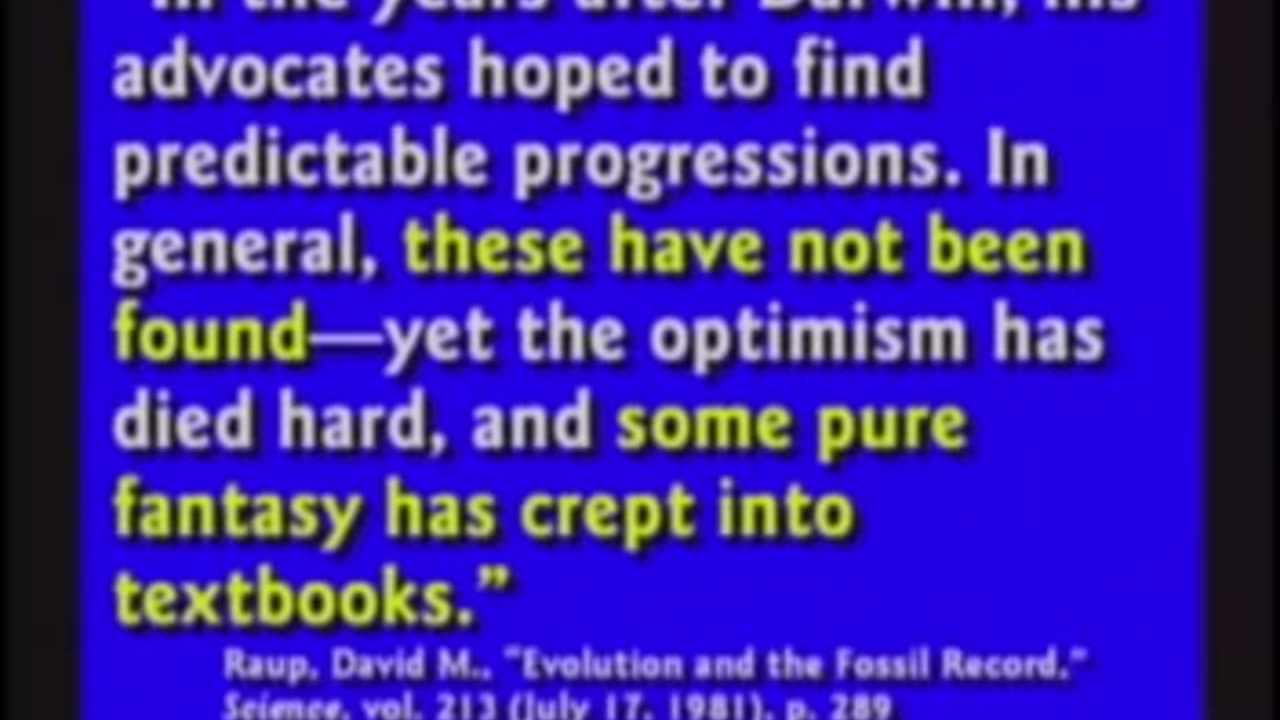 Creation Seminar Part 4