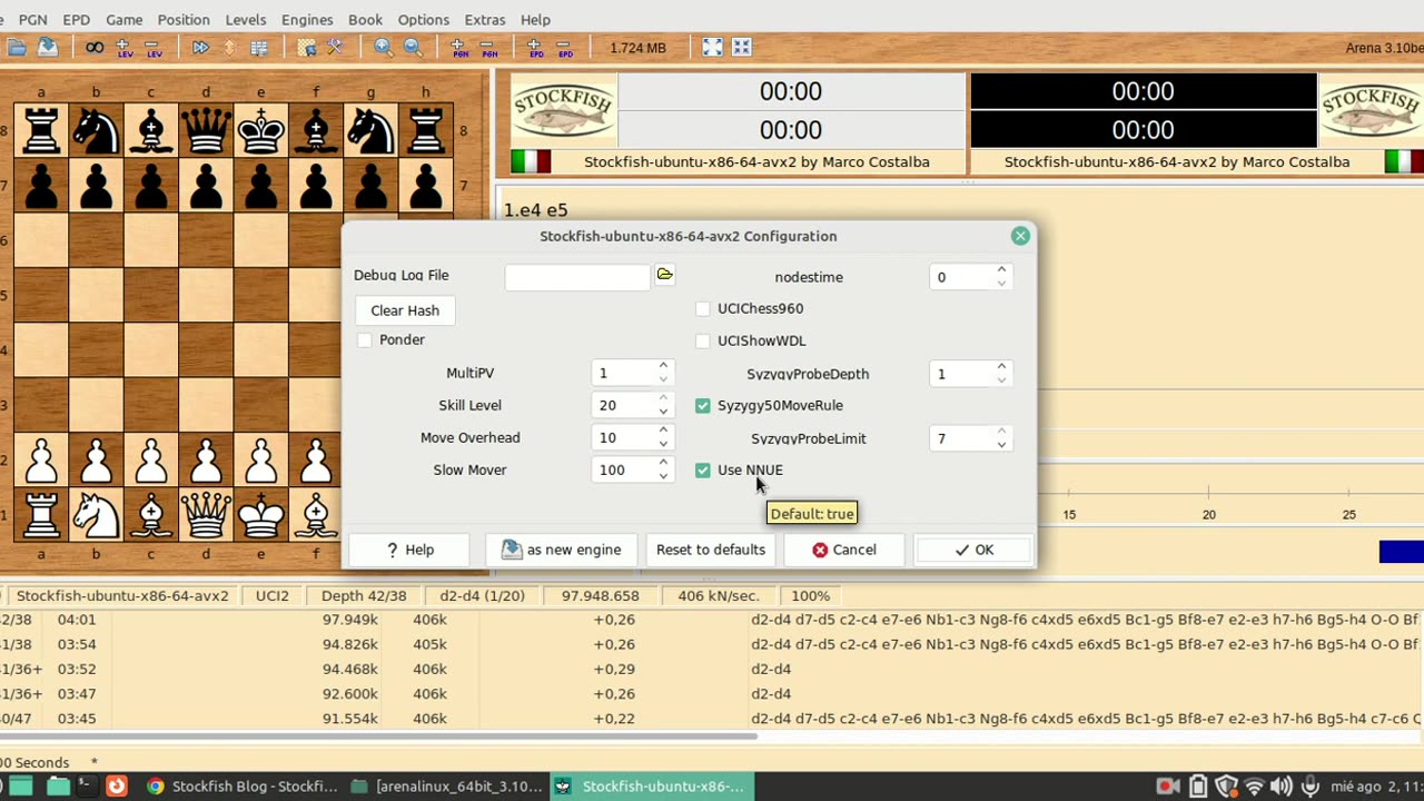 como instalar stockfish 16 en arena, y saber si estoy usando la red neuronal NNUE de Stockfish 16?