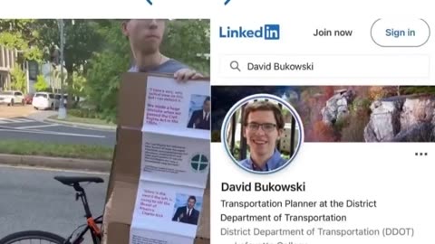 The leftist who celebrated Charlie Kirk’s death outside a Washington DC