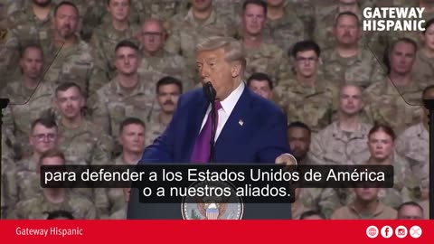 Trump: “Mi prioridad es la paz, pero nunca dudaremos en defender a EE.UU.”