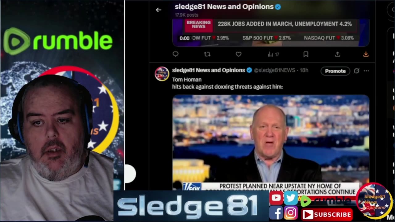 Tom Homan hits back at doxxing and threats
