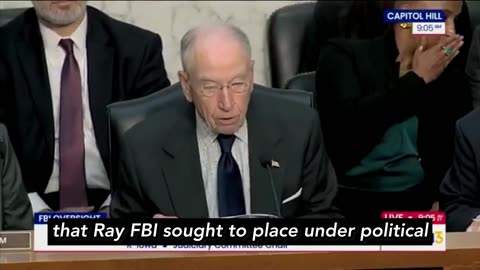 Sen. Grassley Exposes FBI Cover-up of Operation "Artic Frost"