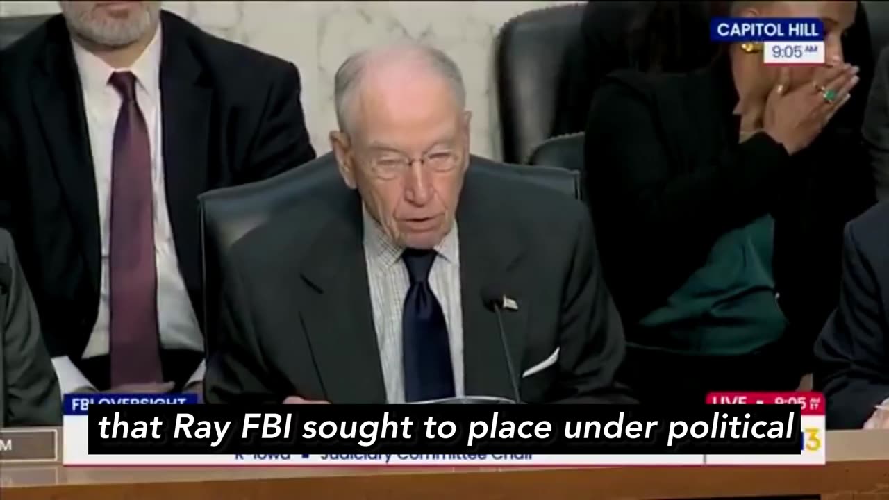 Sen. Grassley Exposes FBI Cover-up of Operation "Artic Frost"