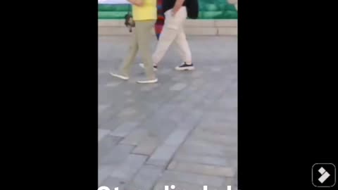 Otro clip de la manifestación pro Palestina en Cáceres