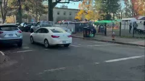 Downtown talking to the houseless!