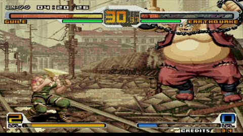 Guile vs Earthquake