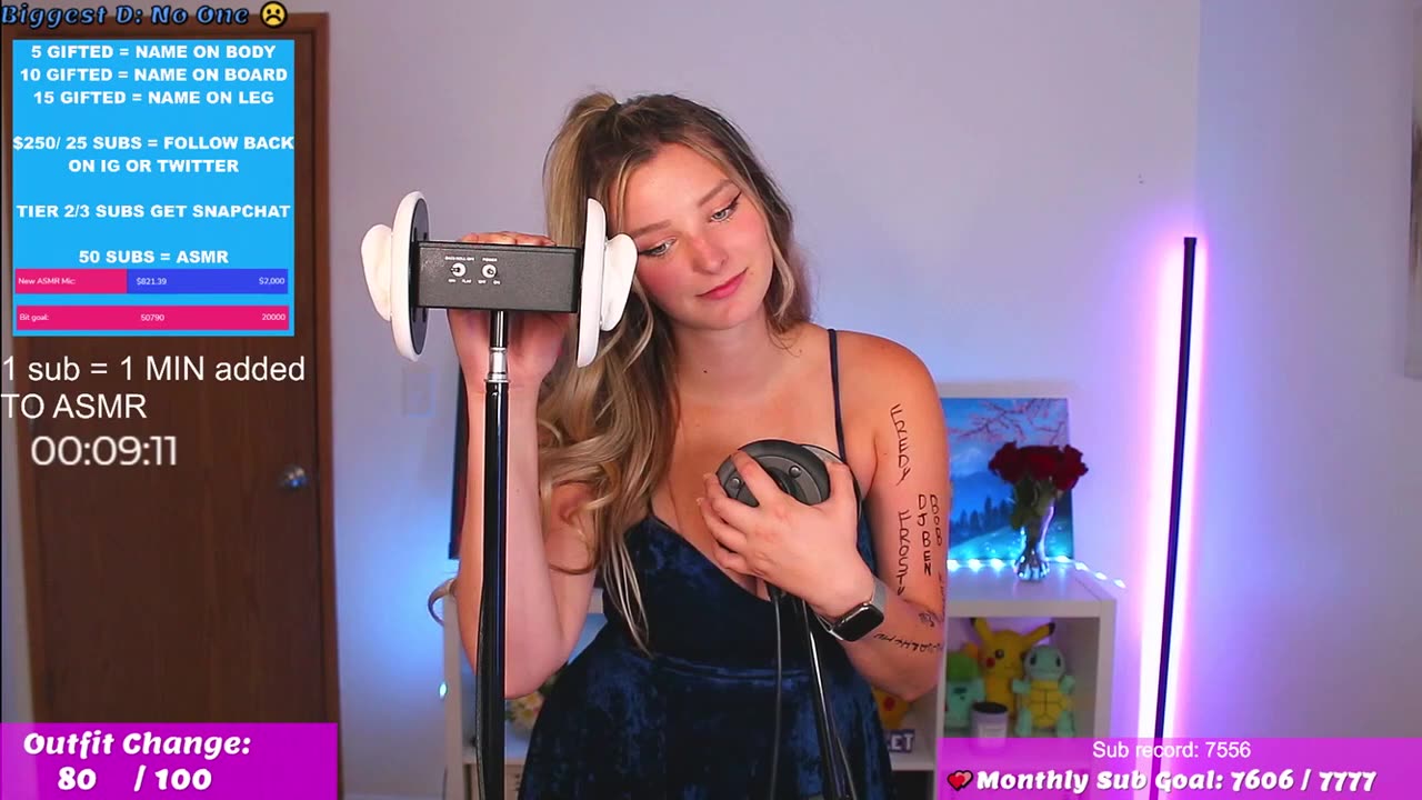 ASMR Ear Licking Double 3Dio | TheNicoleT