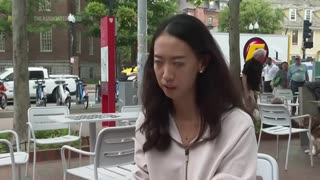 Fight breaks out behind Harvard graduate as she reflects on Campus Division 🤼‍♂️🤕💥🤛
