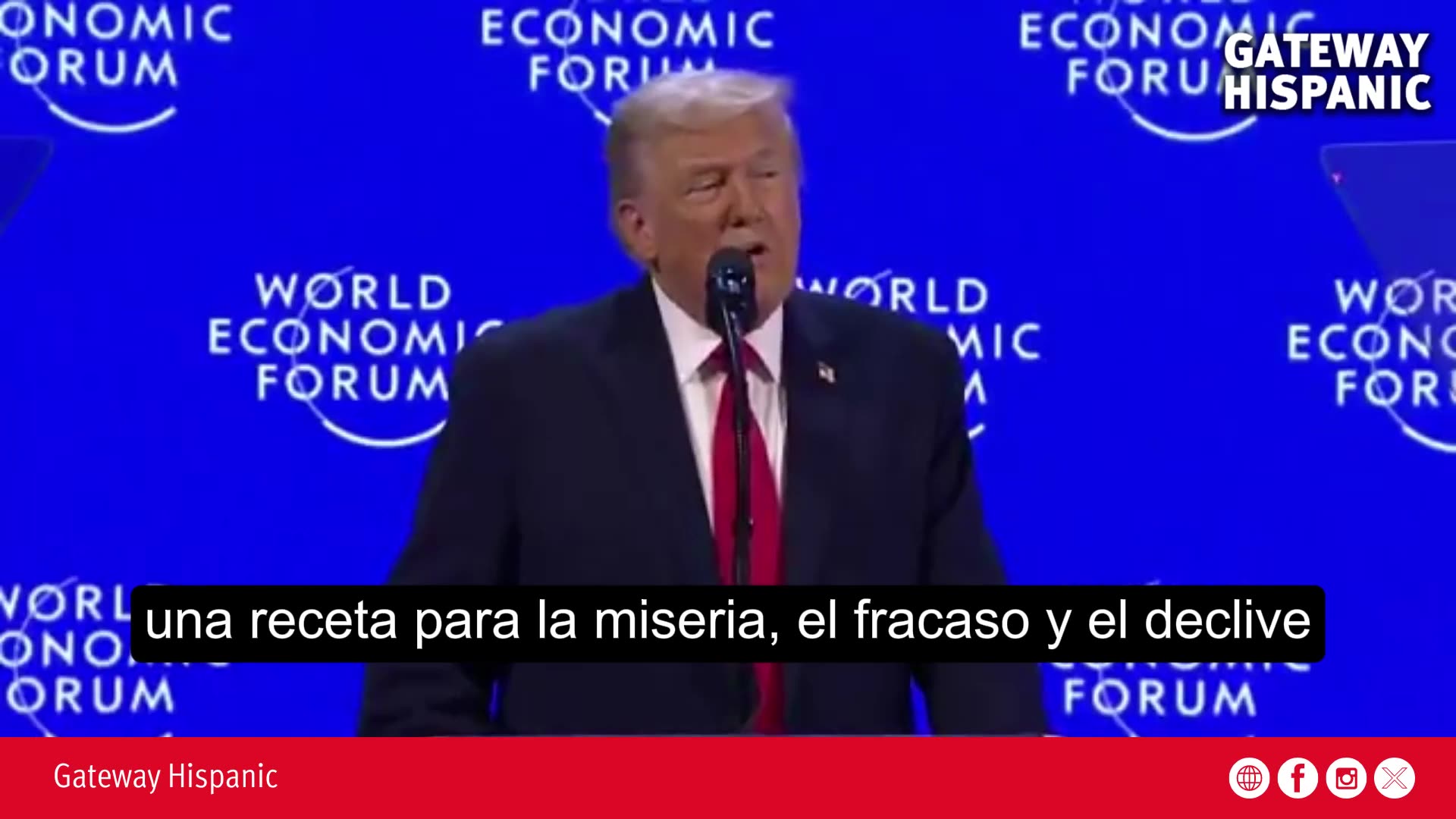 Trump Proclaims U.S. Economic Boom in Davos (VIDEO)