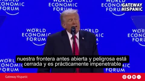 Trump Proclaims U.S. Economic Boom in Davos