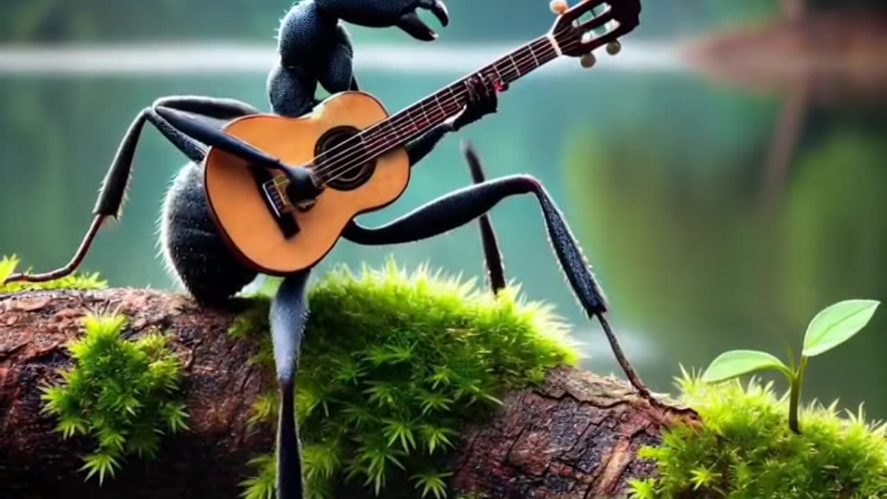 Ant 🐜 performance Guitar #intertainment #instrumental #musica #fyp #ai