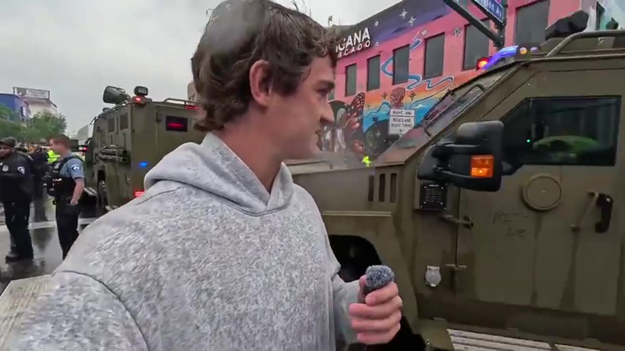 On the streets of Minneapolis