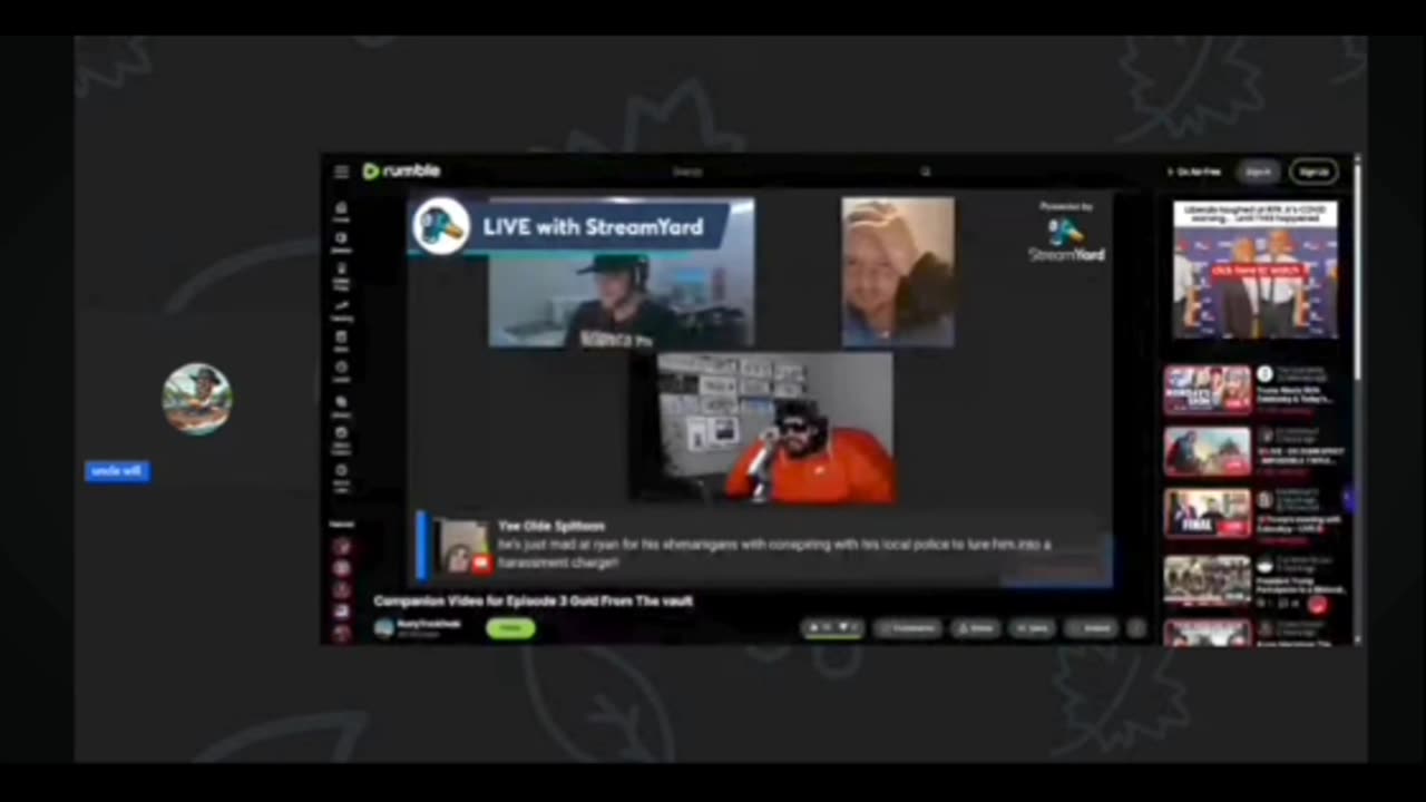 Mike 12pt on Johnny Gobble Panel (parody clip)