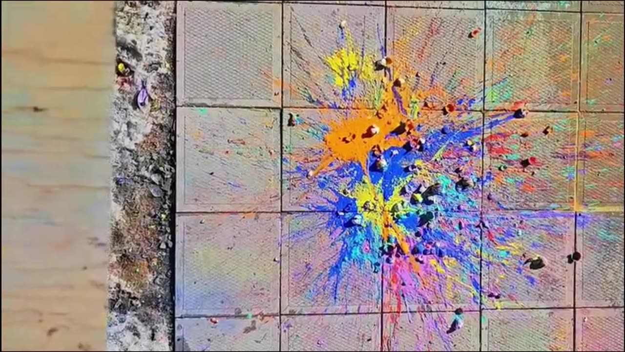 ASMR colored marble bottles