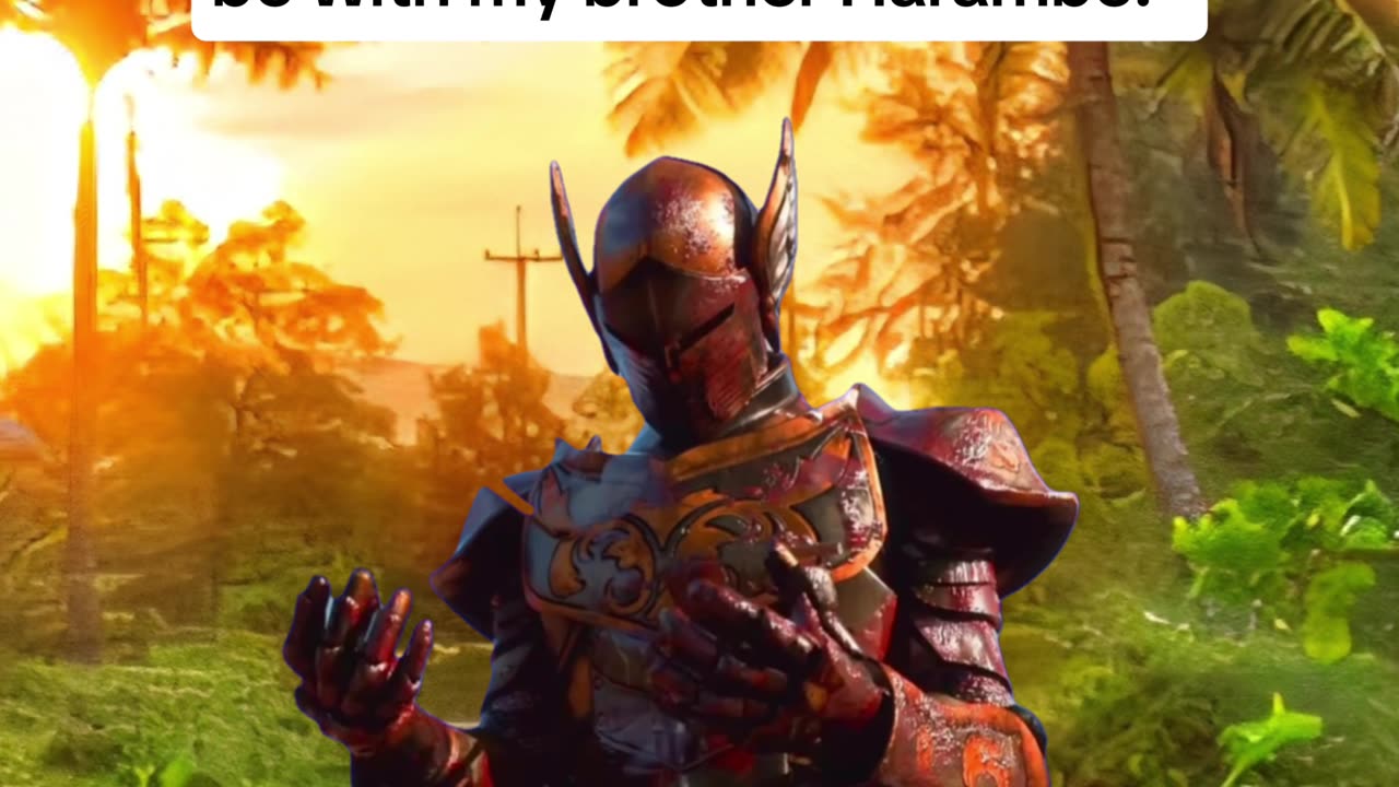 You were a legend, Harambe