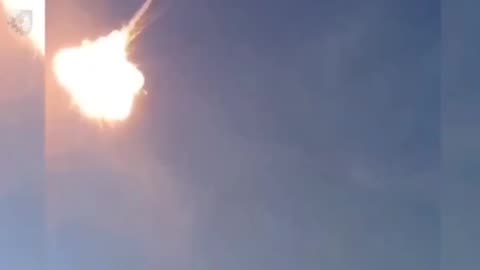 💥 The moment of intercepting the Kh-101 cruise missile with a hit from the