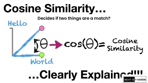 Cosine similarity — Tinder for vectors