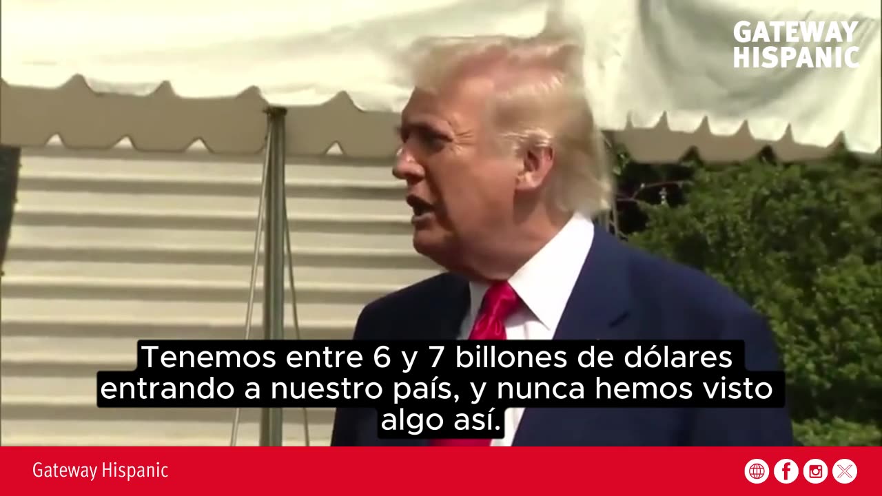 Donald Trump afirma que la economía de EE.UU. está lista para un boom sin precedentes.